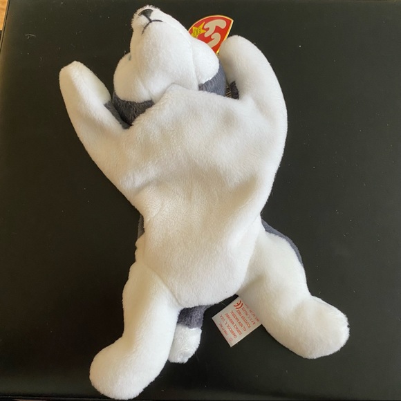 Ty Beanie Babies Nanook the Husky  Rare Retired, Birthday November 21, 1996 - Picture 5 of 5